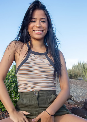 Karin In Prickly Smiling