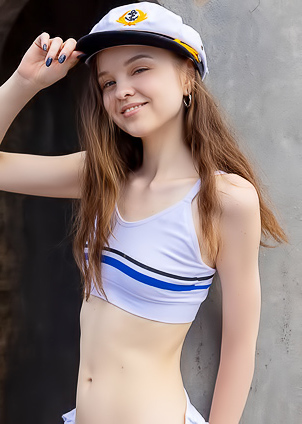 Shea Expose Her Perky Breasts And Gives Intimate View Of Her Shaved Pussy