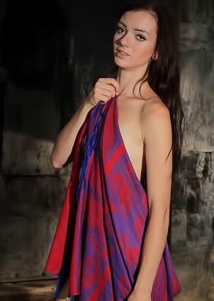 Victoria F In Purple And Red