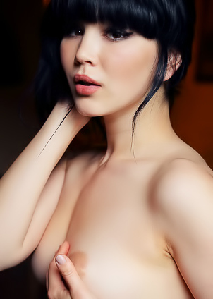 Malena Hot Brunette Gives A Hot Nude Show