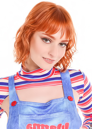 Dolly Dyson Redhead Babe Masturbates With A Dildo