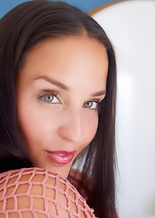 Betzz In High Heels And A Crocheted Dress