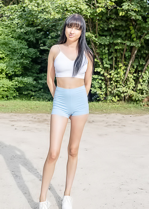 Bernie Smiles Flirtatiously As She Turns Heads With Her Flawless Figure