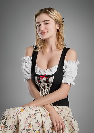 Marria Leeah undresses, exposing her slim frame and picture-perfect breasts