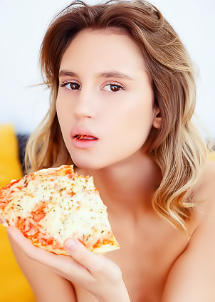 Mia Bloom Dressed In Nothing But A Crocheted Top With Long Fringes That Dance Against Her Silky Thighs