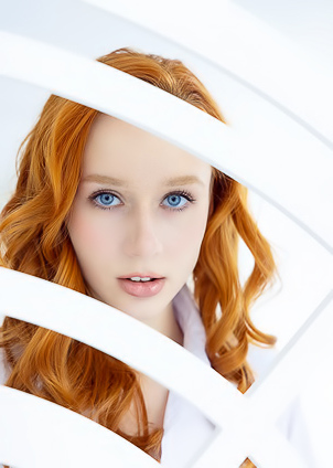 Lila Rouge Freckle-faced Beauty Is Soon Wearing Nothing But Thigh-high Socks