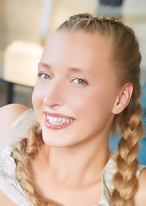 Sailor Pigtailed Cutie Framing Her Naughty Smile