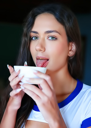 Vixi Rafi In A Skimpy Bodysuit That Barely Covers Her Lovely Breasts