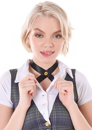 Anticipation Builds As Ashby Winter Cookie-Crumbles In Schoolgirl Skirt